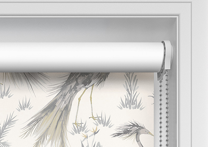 Tropical Birds, Golden Silver - Twist&Fit Roller Blind - Image 11